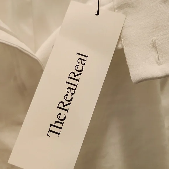 Elie Tahari White Linen Trousers Size 2 - Picture 4 of 5